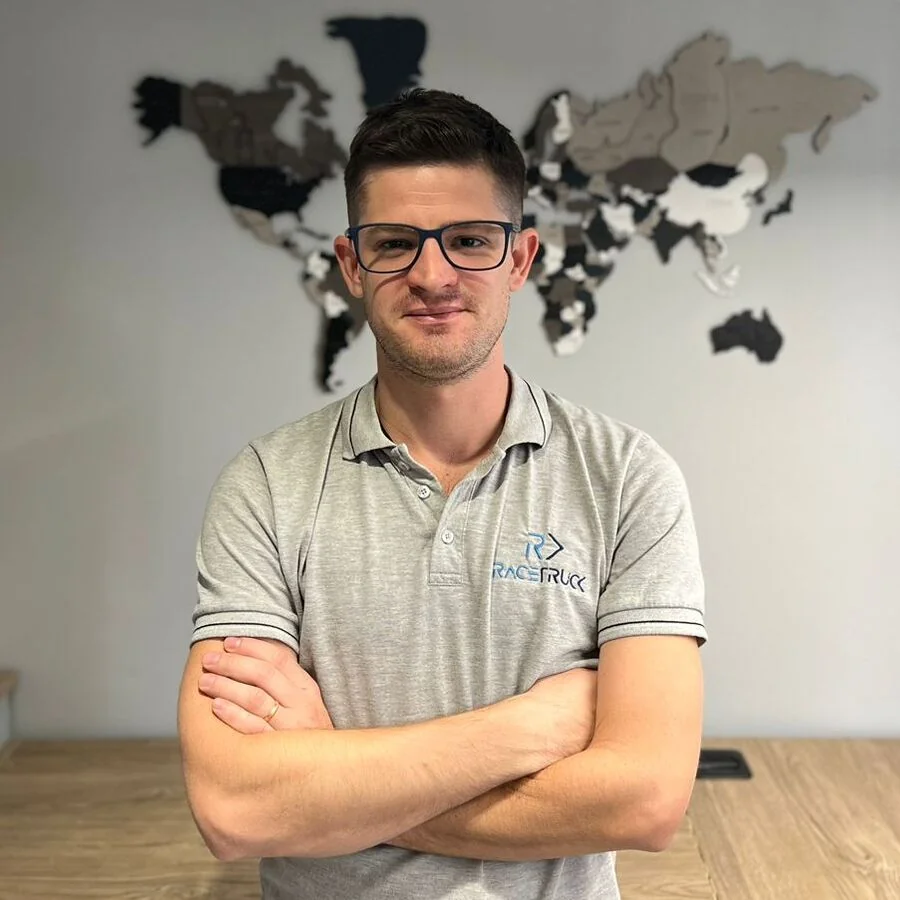 Foto de Franco Lamberti, miembro del equipo de RaceTruck